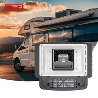 Nuevo Aire Acondicionado de Techo CNDE de Alta Calidad, 12V/24V CC, para Camiones de Trabajo Pesado, Rojo/Blanco, ABS+PC, 12 Meses de Garantía