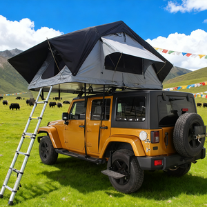 Tente <span class=keywords><strong>de</strong></span> <span class=keywords><strong>toit</strong></span> extérieure OEM en polycoton imperméable pour 1 à 3 personnes, 4x4 pour le voyage, voiture, camion, camping, coque souple - Product Image 1