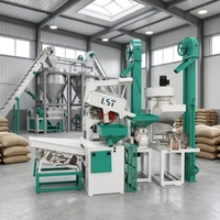 Machine complète de traitement des céréales, moulin à riz combiné, équipement de décorticage du riz paddy pour la production commerciale