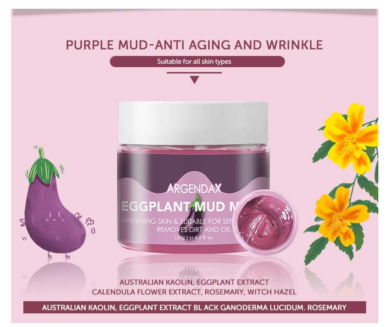 Masque d'argile violette