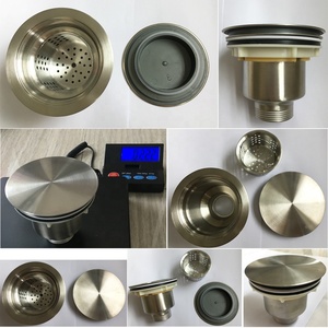 114 Mét Đường kính lưới lọc thép không gỉ <span class=keywords><strong>Siphon</strong></span> với Big bìa cho bồn rửa nhà bếp - Product Image 2