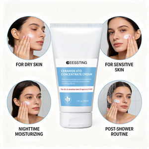 Custom Logo <b>Face</b> Care Rough Skin Moisturizing Hydrating Nourishing Facial Skin <b>Face</b> Ceramide Concentrate Cream - Product Image 3
