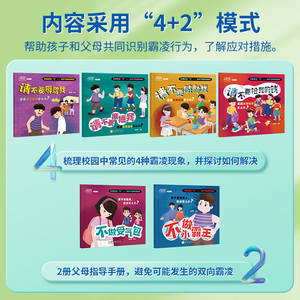 [Same Douyin] Set de 6 Libros Ilustrados de Personajes de Dibujos Animados Antiparacaidismo para Niños de 3 a 6 Años - Educación en Seguridad y Autoprotección - Product Image 2