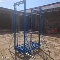 Échafaudage mobile électrique Songmao 2-6m 500Kg, élévateur automatique pour la construction en intérieur