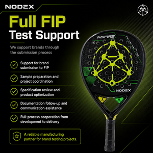 Raqueta de Pádel Profesional NODEX, Diseño en Forma de Lágrima, Fibra de Carbono P42 3K, Alta Calidad, Fabricación OEM - Product Image 6