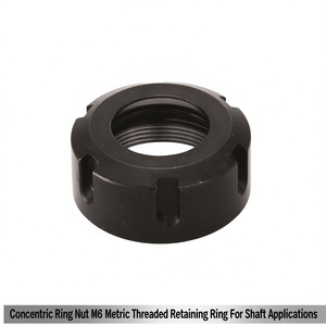 Écrou annulaire concentrique M6 à filetage métrique pour applications sur arbre - Product Image 2