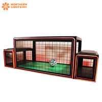 Jeu interactif lumière LED Subsoccer 3 jeu de football de Table avec deux chaises assis Football sous la Table
