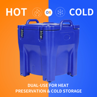 Conteneur isotherme commercial pour aliments, 50L, empilable, pour la restauration