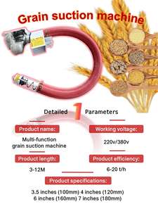 Draagbare Landbouw Automatische Voeding Zuiggraan Transportmachine Tarwe Maïs Pellets Ontladen - Product Image 3