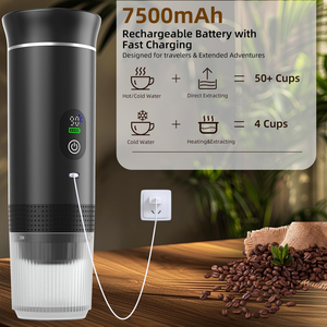 เครื่องชงกาแฟเอสเปรสโซแบบพกพาสำหรับใช้งานกลางแจ้ง พร้อมระบบทำความร้อนในตัว แรงดัน 20 บาร์ ใช้กับแคปซูลอัตโนมัติ พร้อมกระเป๋าสำหรับการเดินทางเพื่อธุรกิจ เดินป่า และตั้งแคมป์ - Product Image 6