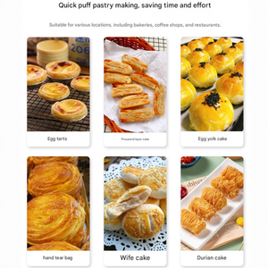 Laminoir à pâte commercial de comptoir électrique <span class=keywords><strong>pliable</strong></span> pour la pâte feuilletée, la pizza, le pain <span class=keywords><strong>et</strong></span> la fabrication de croissants - Product Image 6