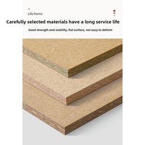 Armario de Dormitorio Moderno Personalizable SANTOPOVA con Puerta Batiente, Barra para Colgar Ropa, Cajones de Almacenamiento, Organizador de Ropa, Estilo Panel de Madera - Product Image 4