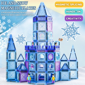 DIY冷凍スタイル磁気ボードビルディングブロックおもちゃ子供のビルディングブロック創造的な教育早期教育おもちゃゲーム - Product Image 2