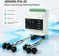 Medidor de Energía Trifásico de Doble Circuito Acrel ADW200-D16-2S, Comunicación Modbus-rtu, Certificado CE para Sitios Industriales