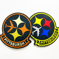 Logo en caoutchouc Insigne Patches Patch Silicone souple Usine Vente en gros Pas de minimum de vêtements Personnalisé 3D PVC Vêtement