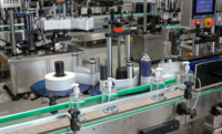 Machine d'étiquetage électrique par frottement et roulement avec PLC et moteur, facile à utiliser pour les petites entreprises et les laboratoires, nouvelle