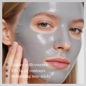 KORMESIC 35ml Cosmetici Private Label Maschera Viso Coreana Sbiancante al Collagene e Perla <span class=keywords><strong>Nera</strong></span> in Foglio di Cristallo per la Cura della Pelle - Product Image 6