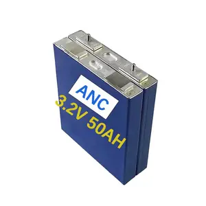 저렴한 가격 장점 ANC 3.2v 50Ah 등급 A + LiFePO4 충전식 리튬 이온 배터리 전력 저장