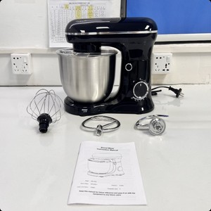 Batidora Amasadora Eléctrica Comercial Automática de 5L con Cabezal Inclinable y 6 Velocidades, 110V/220V, para Uso Doméstico y Profesional, de Plástico - Product Image 6