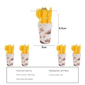 Set de Decoración de Fiesta Temática de Excavadora para Niños, para Halloween, Año Nuevo, Navidad, Pascua y Graduación - Product Image 3