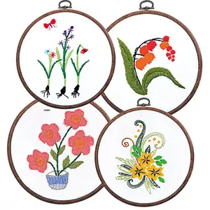 Wholesale Fashion Home Decor Accessories Cross Stitch Set Needlework Hand Made DIY Embroidery Kit