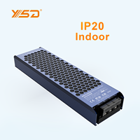YSD High PFC Switch AC 110-220V à DC 24V 200W Alimentation LED intérieure avec transformateurs LLC et protection EMC