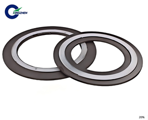 Spiralschweißflansch ASME B16.20 RF DN 2 Zoll Klasse 300/600 Graphit mit 316 Innenring - Product Image 6