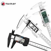 TAIRAY Calibre numérique en acier inoxydable, calibre électronique numérique en acier inoxydable, étanche à l'eau, à l'huile et à la poussière