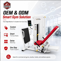 Máquina de prensa de piernas digital inteligente horizontal con resistencia motorizada y pantalla táctil para entrenamiento de piernas, equipo de gimnasio comercial al por mayor