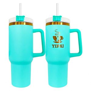 Gobelet de voyage personnalisé avec logo H1.0, 40 oz, en acier inoxydable, noir, crème, blanc, rose, vert, revêtement en poudre de cuivre - Product Image 4