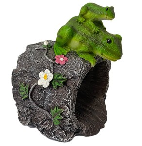 DÉCORATION DE JARDIN EN RÉSINE EXTENSIONS DE GOUTTIÈRE EN RÉSINE FIGURINE DE GRENOUILLES <span class=keywords><strong>EXTENSION</strong></span> DE GOUTTIÈRE - Product Image 2