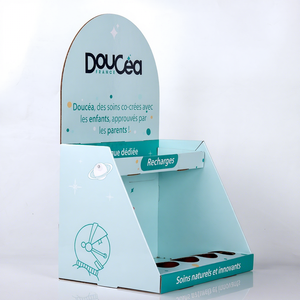 Espositore da Tavolo Portatile Pieghevole Personalizzato per Prodotti di Cura della Pelle per Bambini con Promozione Pubblicitaria - Product Image 3