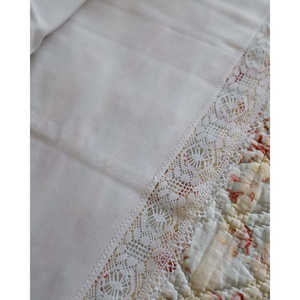Francescabisignano 100% Cotton <b>King</b> Size <b>Duvet</b> <b>Cover</b> Set <b>Linen</b> Bottom Sheet Pillowcases Lace-300TC Woven Techniques Disposable - Product Image 3