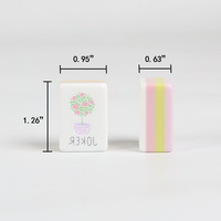 Jeu de Mahjong Portable en Acrylique Épais Or Rose avec Logo Personnalisé Américain Gravé – Idéal pour Cadeau ou Divertissement de Table