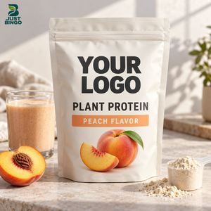 Poudre de protéines végétales en cartons de vente au détail avec sachets, options de fabrication et d'emballage de marque personnalisée - Product Image 1