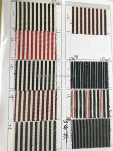 Tissu denim 21s en viscose, lin, ramie, coton, 6.5oz, imprimé motif losanges froissé, non lavé, 8.9-13.5oz, jacquard teint en fil pour enfants - Product Image 3