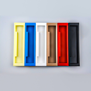 Poignées de tiroir en plastique dissimulées pour meubles de bureau, armoires et tables de chevet, pour portes coulissantes d'armoires - Product Image 3