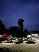 Kingshowstar Prix de gros 9led Rock Light Kit avec module de harnais 12V Accessoires de voiture Rock Lights White pour camion