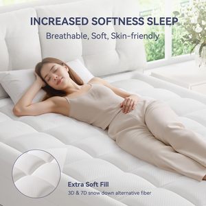 Hai lớp 3 inch Bộ nhớ bọt Nệm Topper bao gồm 2 inch làm mát Gel Bộ nhớ bọt và 1 inch gối đầu Nệm Pad Bìa - Product Image 4