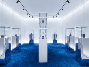 <span class=keywords><strong>Gazon</strong></span> <span class=keywords><strong>artificiel</strong></span> bleu de haute qualité, <span class=keywords><strong>gazon</strong></span> synthétique résistant à l'usure, <span class=keywords><strong>gazon</strong></span> universel intérieur et extérieur, 25 mm, pelouse pour salle d'exposition - Product Image 5