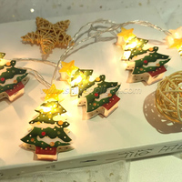 3m 20 Guirlande lumineuse à LED Forme d'arbre de Noël Lumière de vacances Maison Cour Décorations de Noël Arbre à LED Lumières décoratives