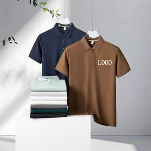 Camiseta Polo de Golf Extra Grande, Cómoda, Transpirable, Negra y Blanca, con Logotipo Personalizado al por Mayor, para Personal del Hogar, Hombres y Mujeres - Product Image 2