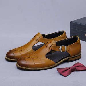 Nuevos Zapatos de Vestir y Oxford para Hombre, Modernos, Cuadrados, Impermeables, de Color Mixto, con Suela de Goma, Hechos a Medida, que Aumentan la Estatura - Product Image 6