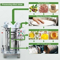 Presse hydraulique commerciale pour l'extraction à froid d'huile d'olive, d'avocat, de sésame et de beurre de cacao, fabriquée en Italie