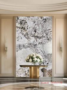 Lastra di Quarzite Blu Pavone Lucida per Ville di Lusso Moderne, Grande Pietra Traslucida per Sfondo Pandora e Soggiorno - Product Image 6