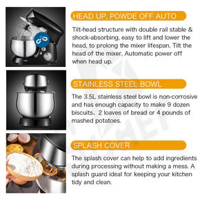 SOHEF <span class=keywords><strong>Cuisinart</strong></span> <span class=keywords><strong>Robot</strong></span> culinaire électrique <span class=keywords><strong>multifonction</strong></span> de haute qualité avec bol mélangeur - Product Image 5