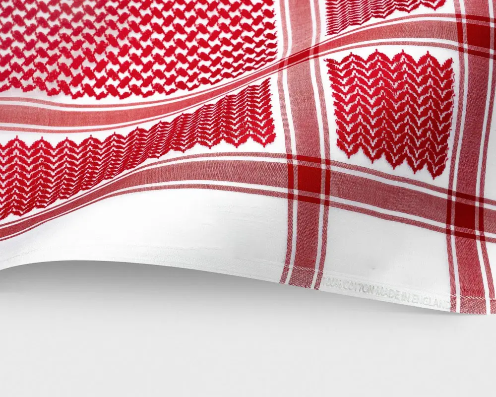 ファクトリーパターンKeffiyehMuslim Arab Shawl Shemagh Headscarf Square Men's Polyester Scarf