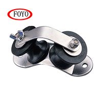 Guide-ancrage FOYO en acier inoxydable 304 pour quille de bateau – Rouleau d'ancrage à glissement fluide, excellente résistance à la corrosion pour installation à la quille des navires