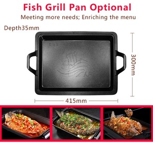 AOPA-<span class=keywords><strong>parrilla</strong></span> eléctrica <span class=keywords><strong>cuadrada</strong></span> coreana, para restaurante - Product Image 6