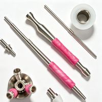Chicha portable de luxe en acier inoxydable, exclusivement pour l'Europe et les États-Unis, avec coffret cadeau